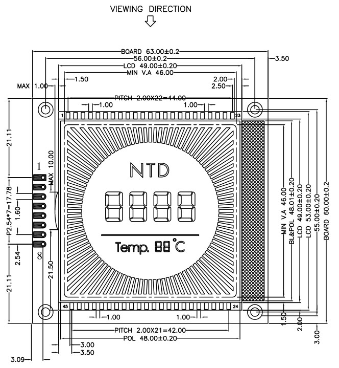 7 Segment LCD Displays