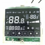 VA Type White-on-Black Segment LCD