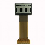 Black on White Segment LCD Display