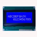 20x4 Blue Background Character LCD Display