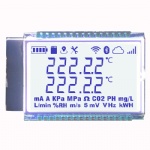 7 Segment LCD Display with LED Backlight