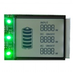 Custom 7 segment lcd display