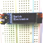 OLED 0.91 inch 4 wire SPI Interface OLED Screen White Charactor color 0.91